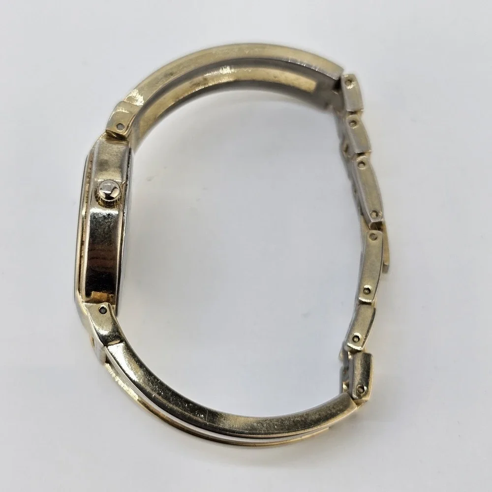 Anne Klein Women's Watch 28MM Gold Dial Gold Bracelet Bands 5.75